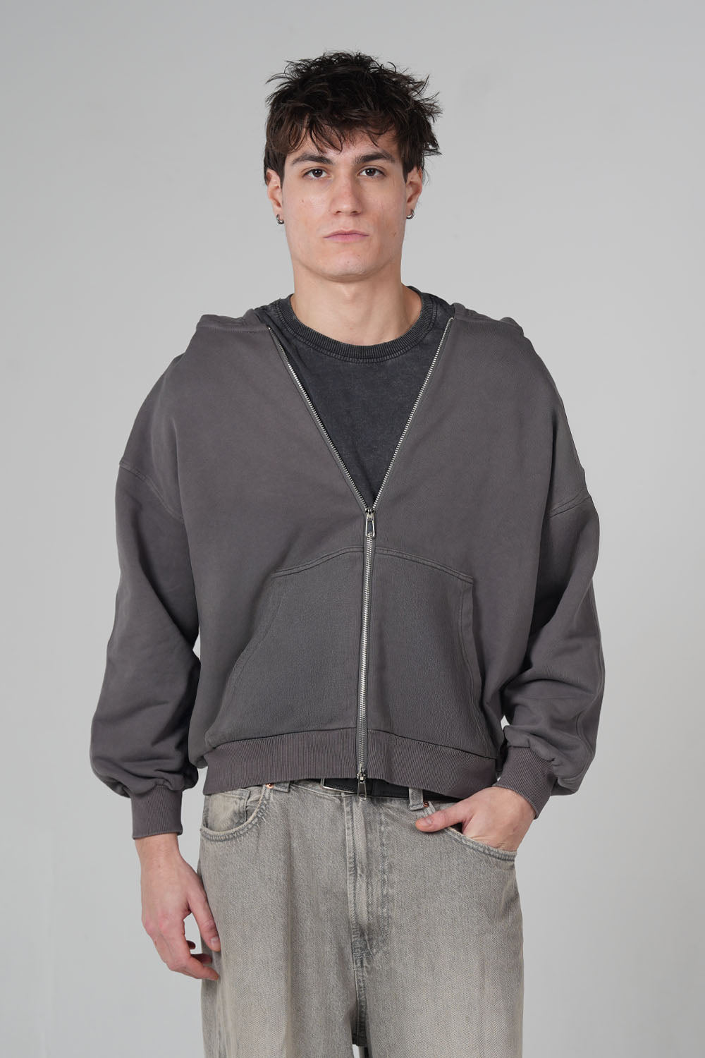 ZIPPER 400 GSM WASHED