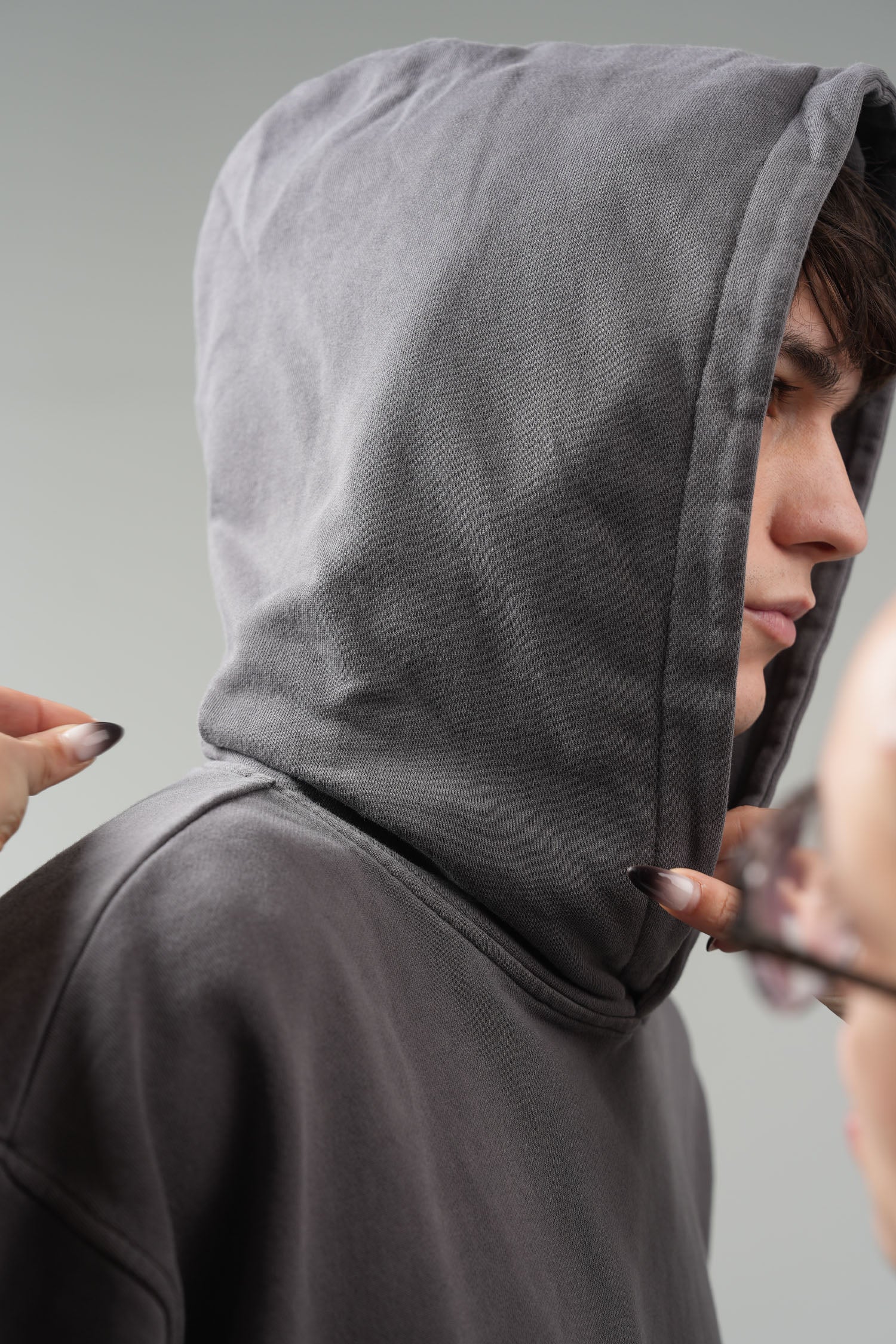 SUDADERA 400 GSM WASHED