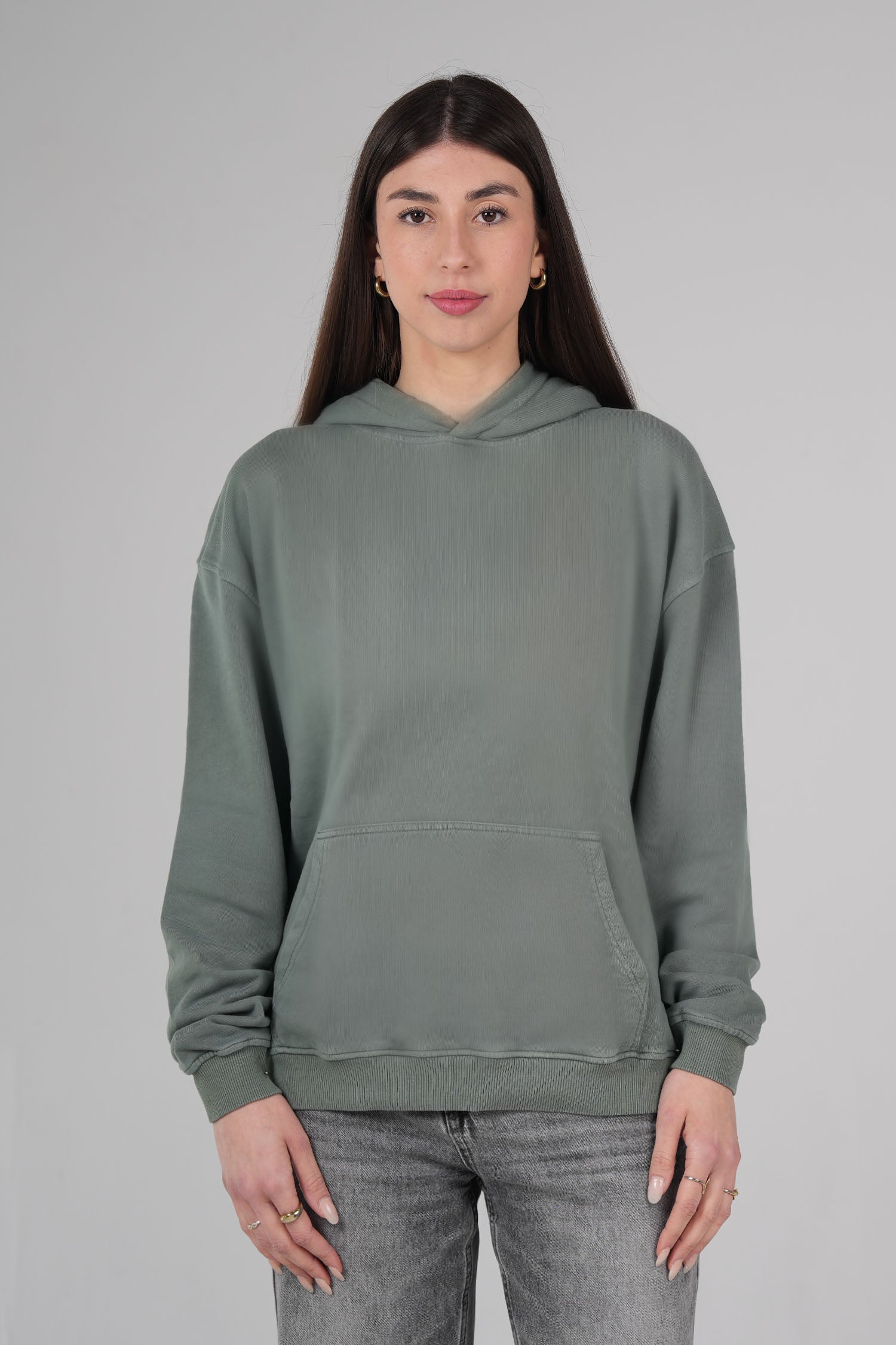 SUDADERA 400 GSM WASHED