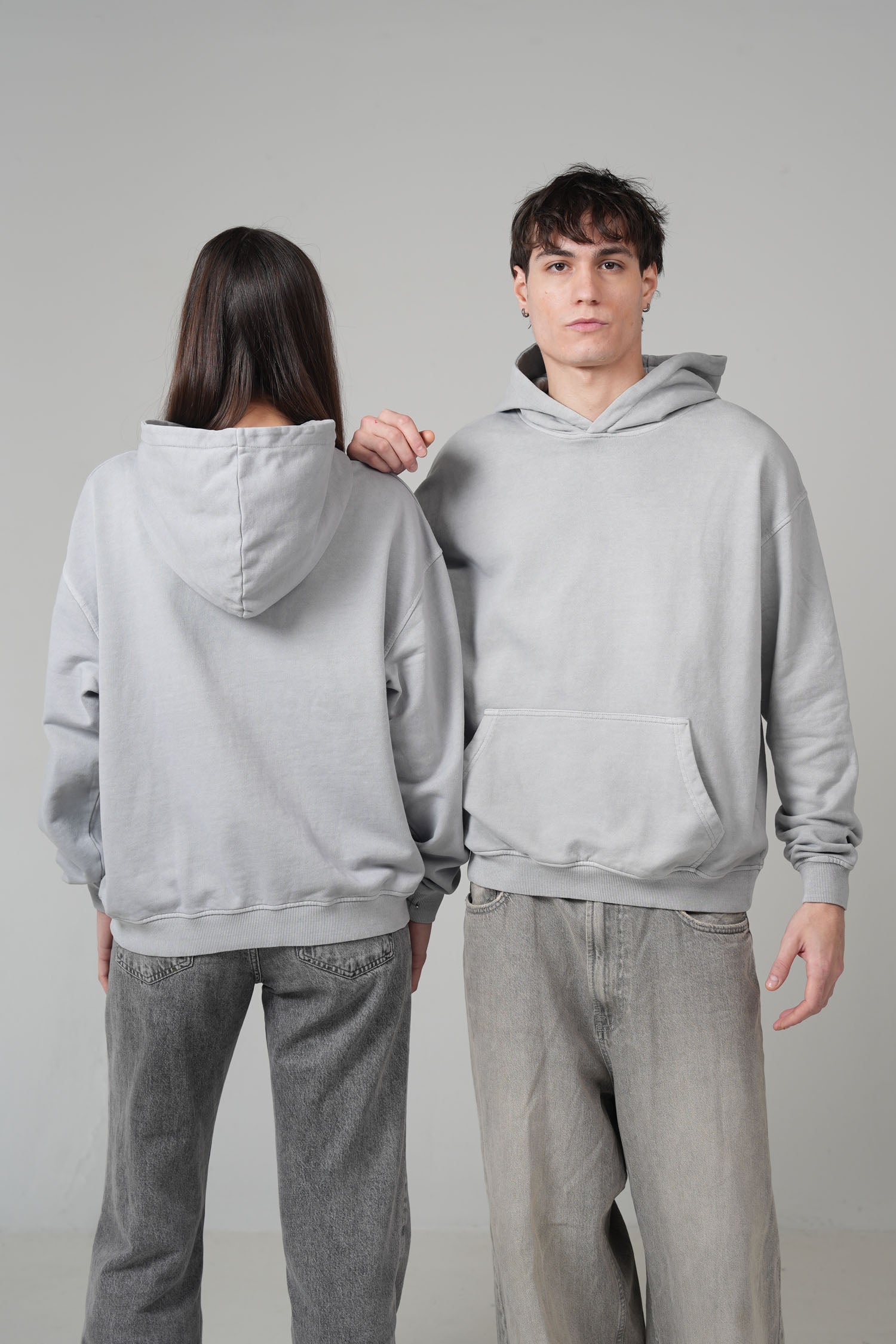 SUDADERA 400 GSM WASHED