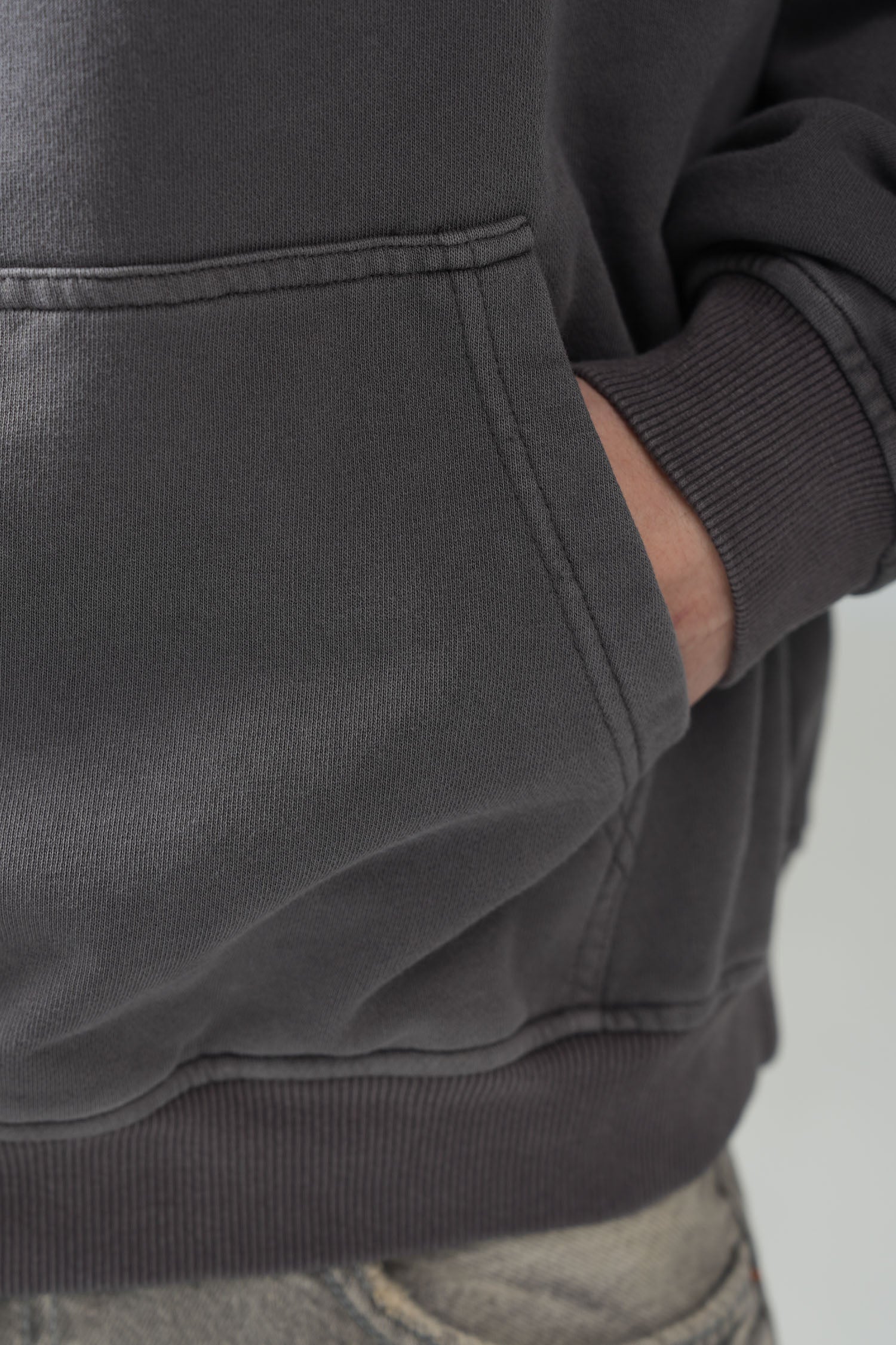 SUDADERA 400 GSM WASHED